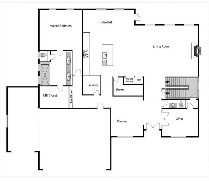 2D floor plan layout of this home in , Buford, GA (Image 2). 2D floor plan layout of this home in , Buford, GA (Image 2).