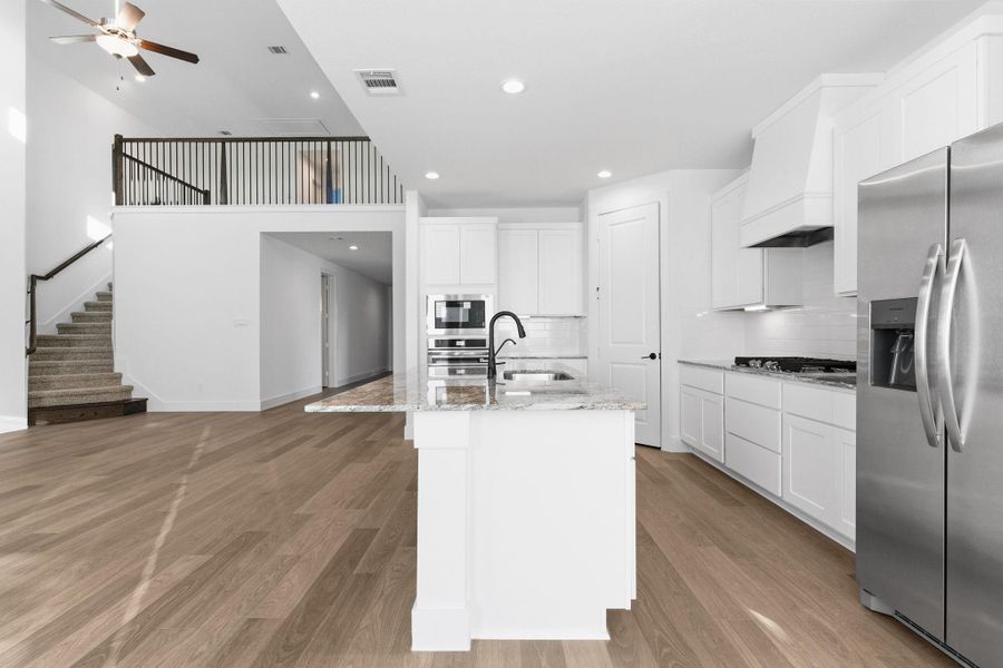 Furnished interior view inside a new home in , League City (Image 7).