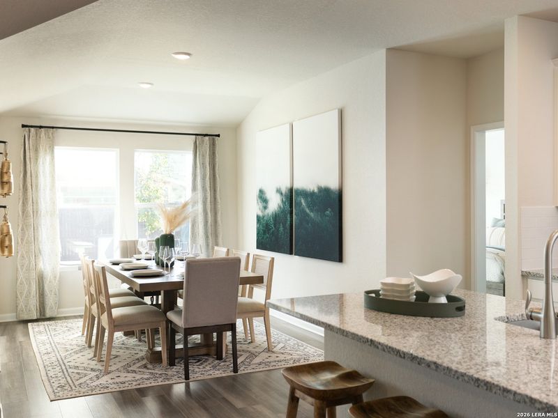 Furnished interior view inside a new home in Royal Crest, San Antonio (Image 8).
