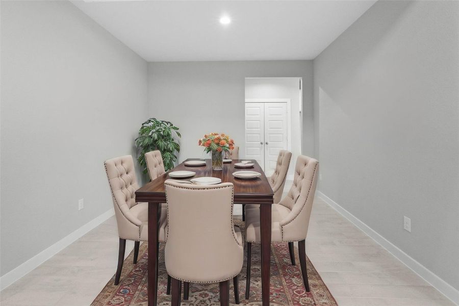 Furnished interior view inside a new home in Forest Village, Spring (Image 15).
