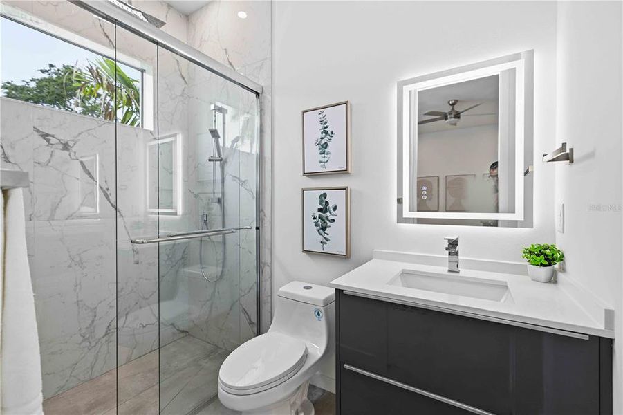 Furnished interior view inside a new home in , Sarasota (Image 22).