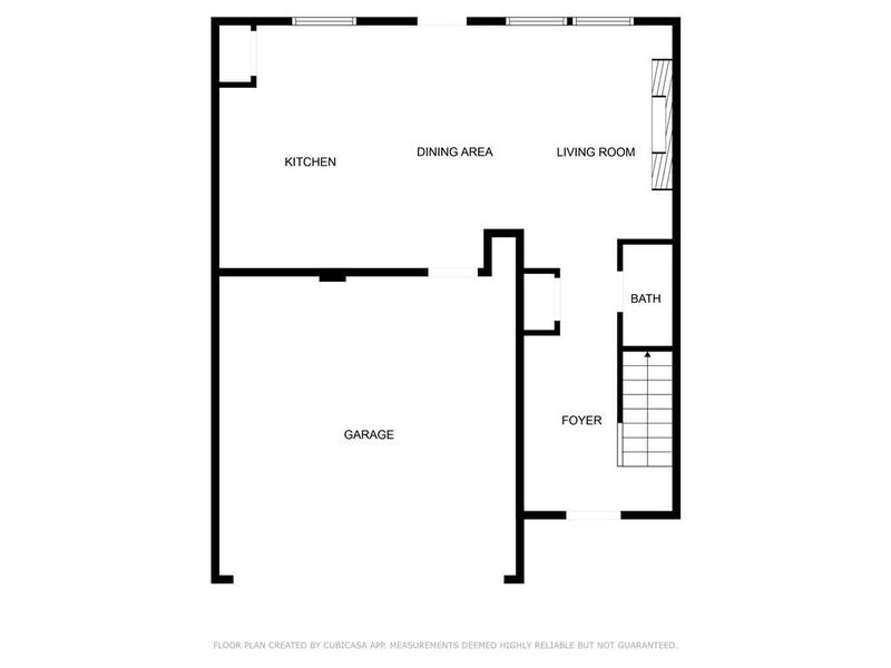2D floor plan layout of this home in Deer Creek, Temple, GA (Image 3).
