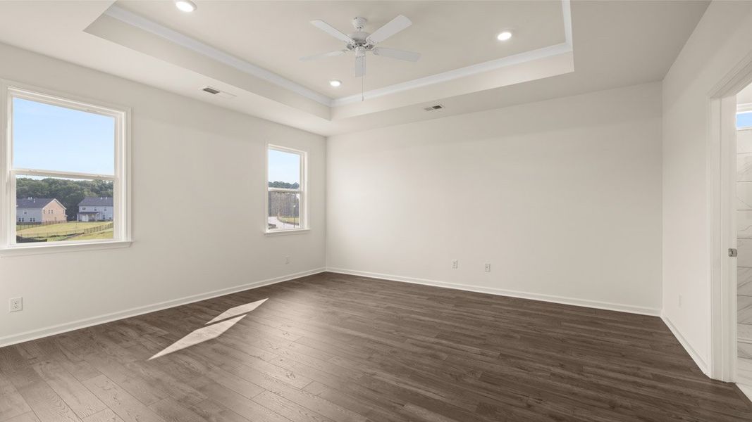 Representative unfurnished interior of a home built from the Marlene by D.R. Horton in The Gates at Pates Creek, Hampton (Image 22).