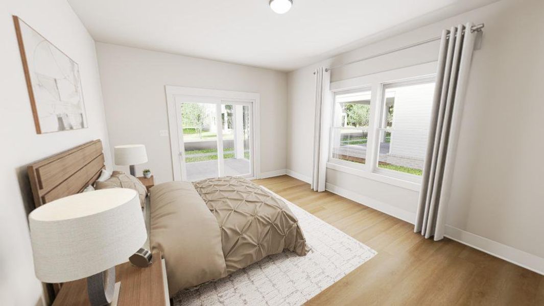 Furnished interior view inside a new home in Allen Park, Raleigh (Image 12).