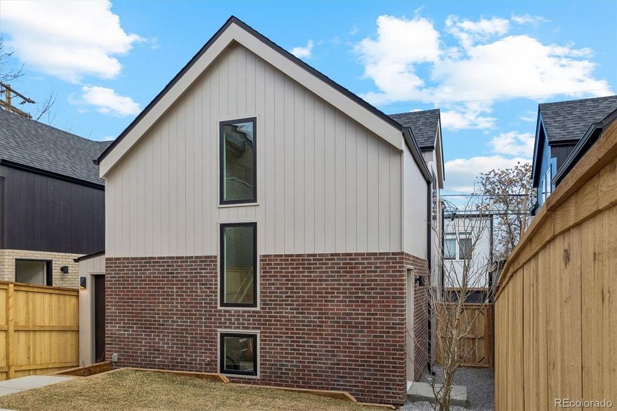 Exterior details and patio area of a home in , Denver (Image 3).
