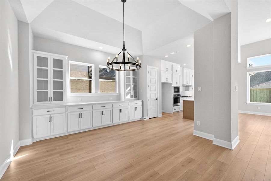 Spacious, unfurnished interior of a new home in Pecan Square - Gardens, Northlake (Image 35). Spacious, unfurnished interior of a new home in Pecan Square - Gardens, Northlake (Image 35).