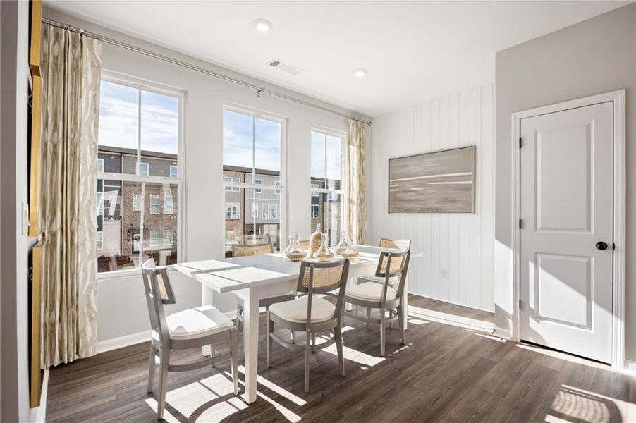 Furnished interior view inside a new home in Waverly at Buice Lake, Acworth (Image 9).