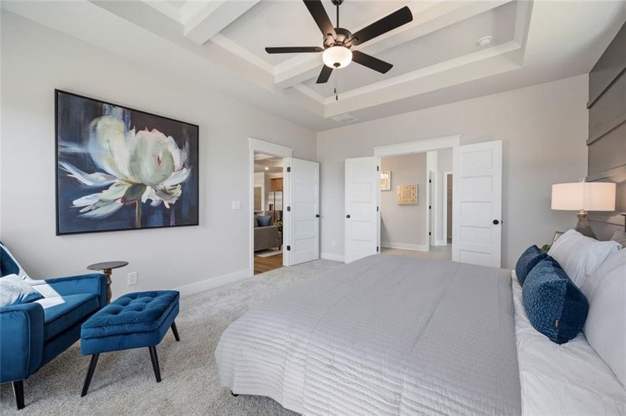 Furnished interior view inside a new home in Fowler Farms, Auburn (Image 32).