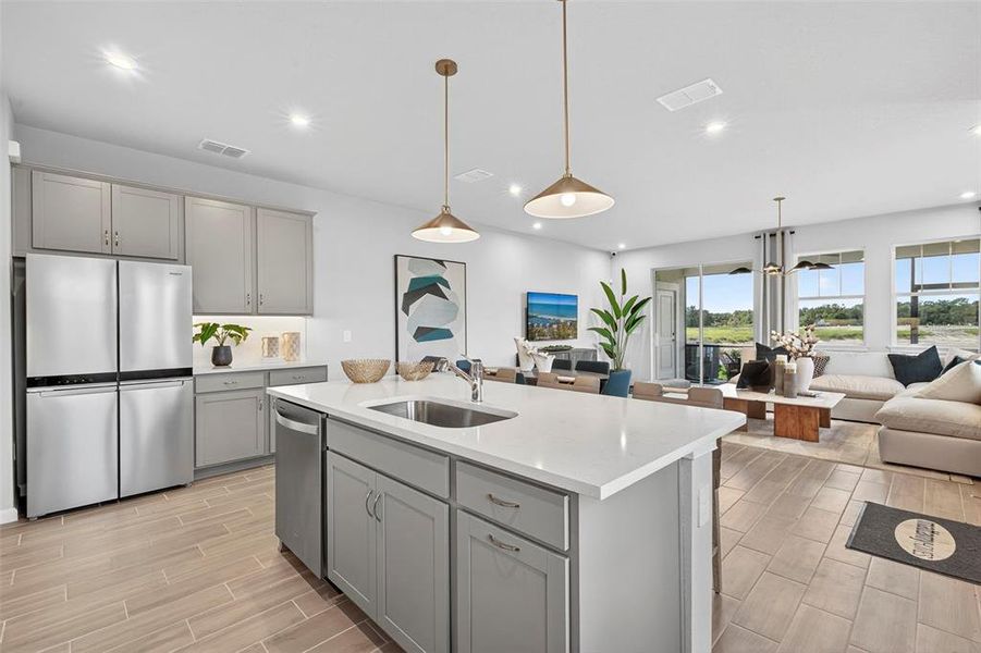 Furnished interior view inside a new home in Crosswind Ranch, Parrish (Image 9).
