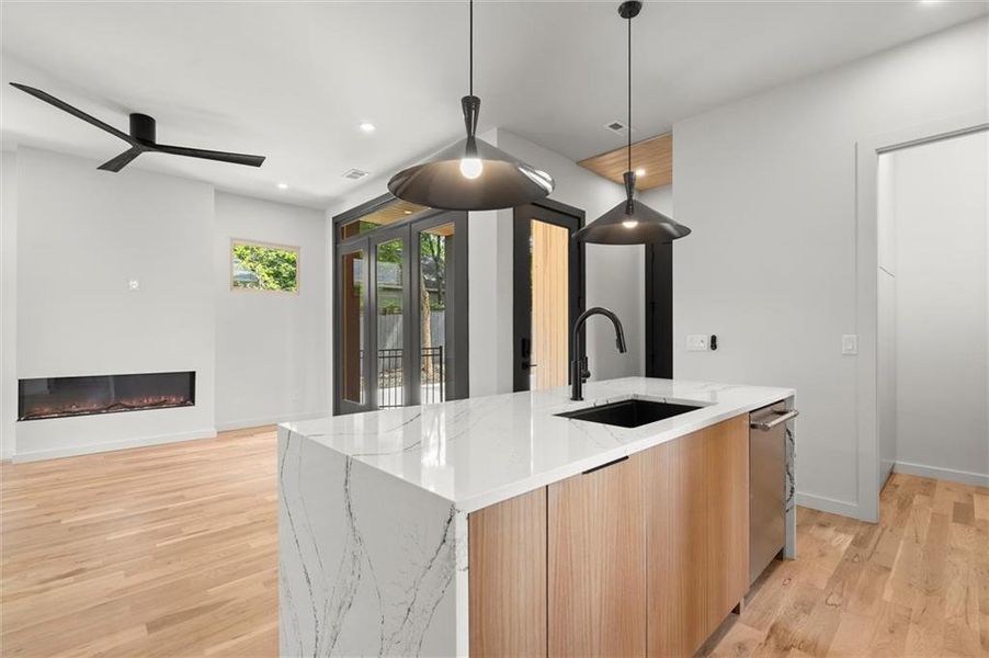 Furnished interior view inside a new home in , Atlanta (Image 11). Furnished interior view inside a new home in , Atlanta (Image 11).