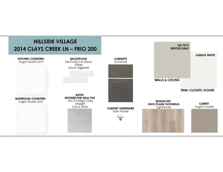 Sample of building materials used in homes in Hillside Village, Temple (Image 11). Sample of building materials used in homes in Hillside Village, Temple (Image 11).