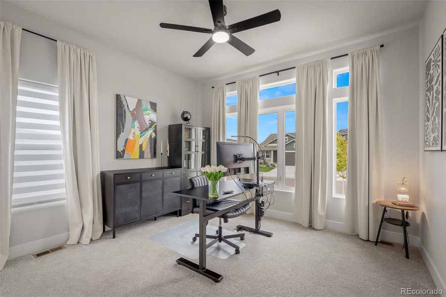 Furnished interior view inside a new home in , Colorado Springs (Image 34).