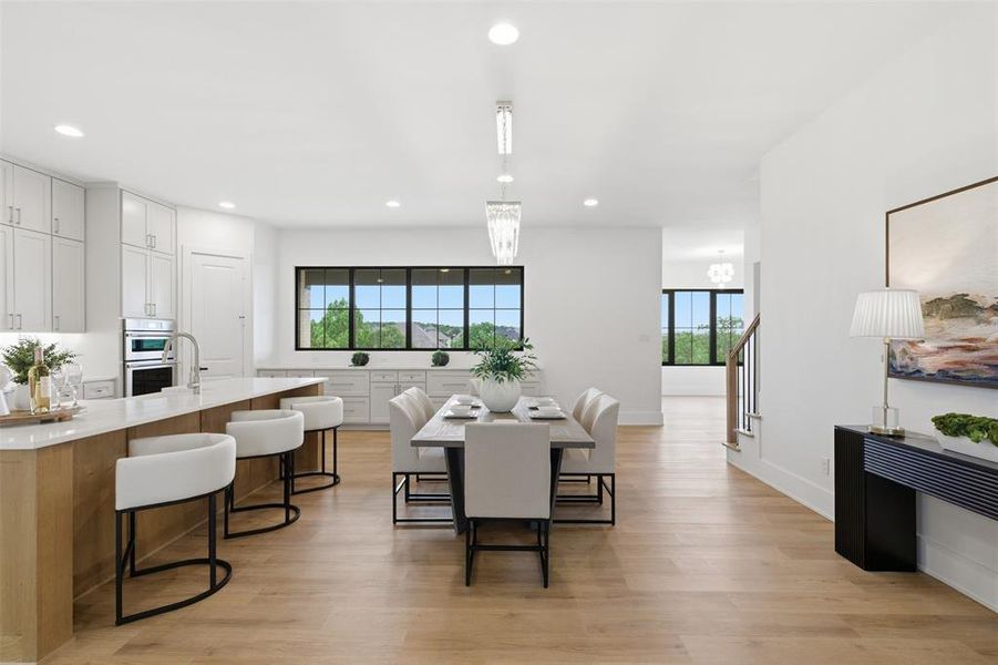 Furnished interior view inside a new home in , Fort Worth (Image 18).