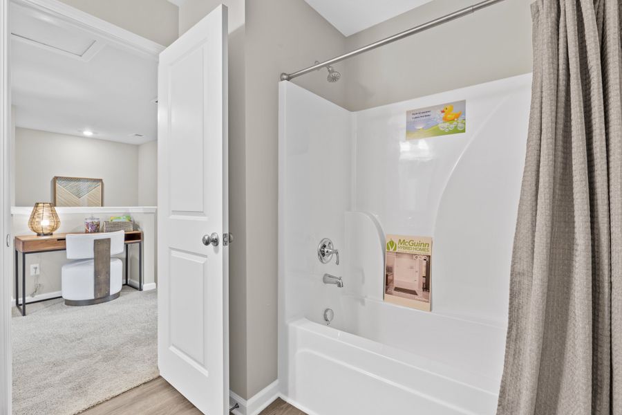 Representative furnished interior of a home built from the Myrtle A by McGuinn Homes in Crystal Downs, Sumter (Image 35).