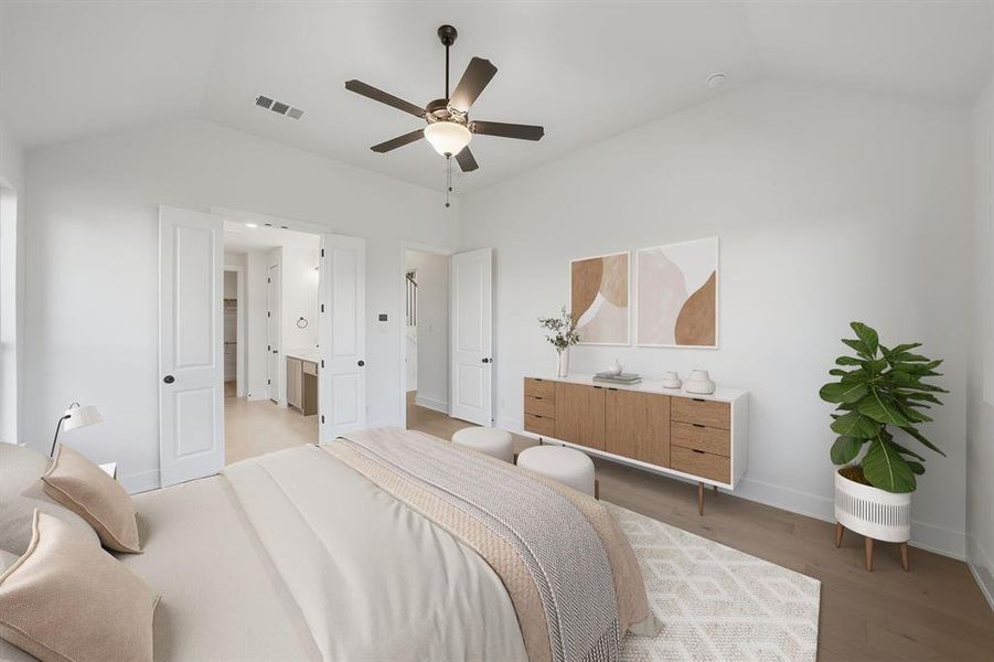 Furnished interior view inside a new home in Tavolo Park, Fort Worth (Image 14).