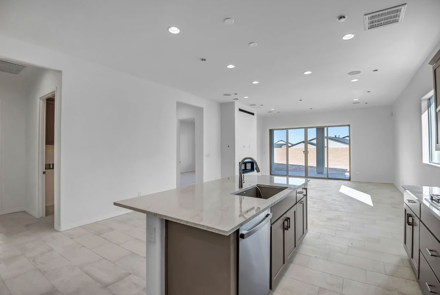 Furnished interior view inside a new home in Horizon at The Dells, Prescott (Image 8).