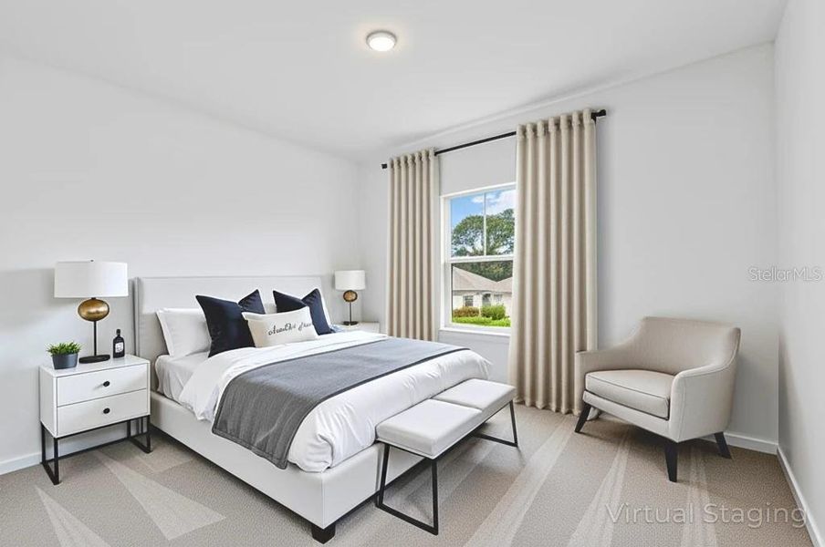 Furnished interior view inside a new home in Isles at Bayview, Parrish (Image 2). Furnished interior view inside a new home in Isles at Bayview, Parrish (Image 2).