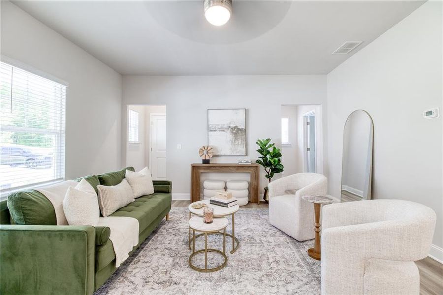 Furnished interior view inside a new home in , Canton (Image 9). Furnished interior view inside a new home in , Canton (Image 9).