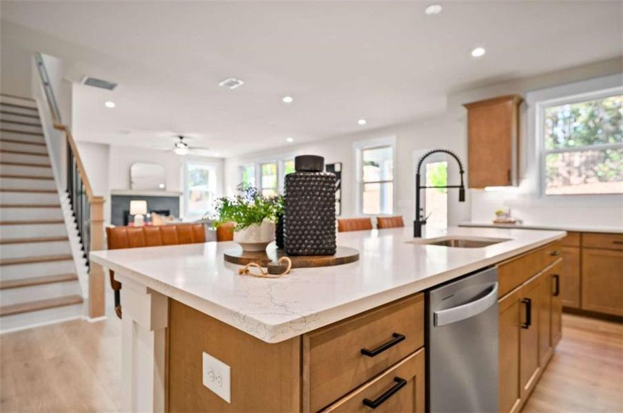 Furnished interior view inside a new home in The Paddocks at Doc Hughes, Buford (Image 36).