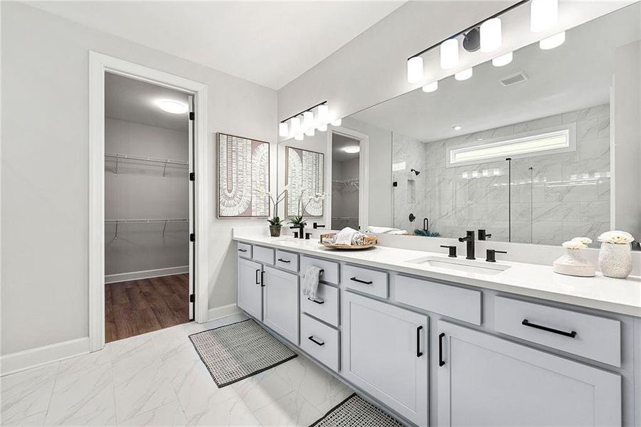 Furnished interior view inside a new home in Cresswind Georgia at Twin Lakes, Hoschton (Image 6).