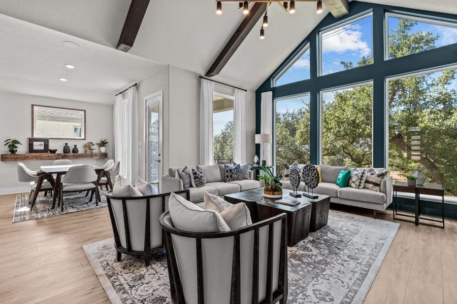 Furnished interior view inside a new home in Esperanza, Boerne (Image 26).