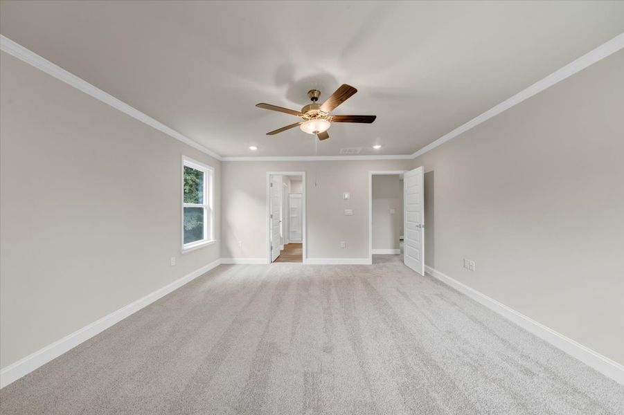 Spacious, unfurnished interior of a new home in Scarlett Place, Bowdon (Image 33).