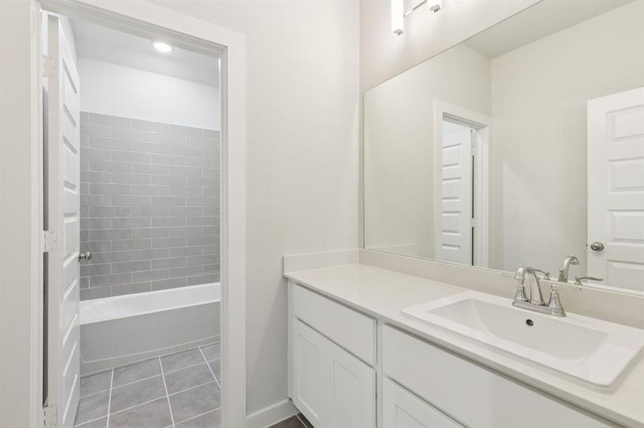 Bathroom in the Masters home plan by Trophy Signature Homes – REPRESENTATIVE PHOTO Bathroom in the Masters home plan by Trophy Signature Homes – REPRESENTATIVE PHOTO