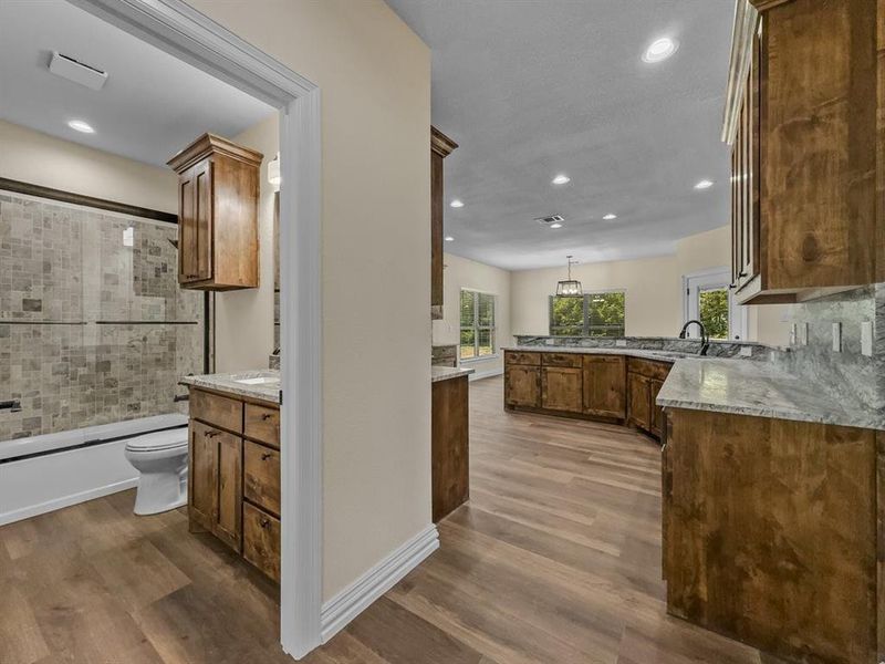 Furnished interior view inside a new home in , Ector (Image 10).