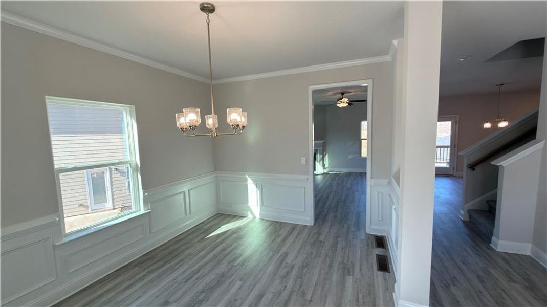 Spacious, unfurnished interior of a new home in Habersham Meadows, Demorest (Image 8).