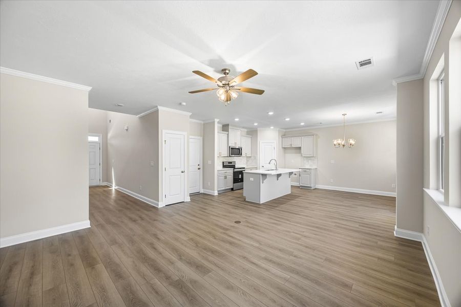 Spacious, unfurnished interior of a new home in Forrest Bluff, North Augusta (Image 17). Spacious, unfurnished interior of a new home in Forrest Bluff, North Augusta (Image 17).
