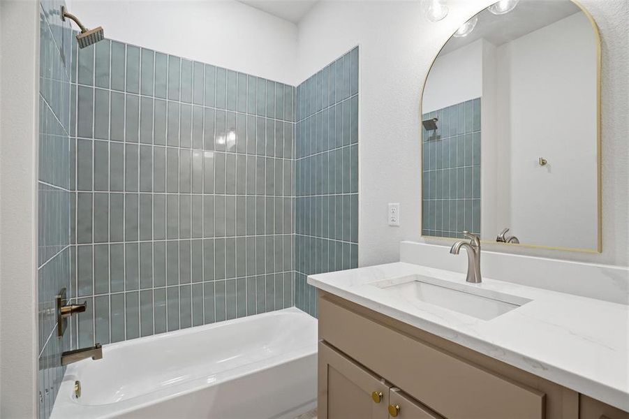 Furnished interior view inside a new home in , Whitney (Image 13).