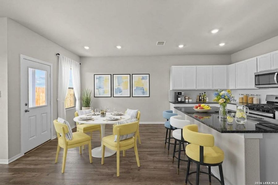 Furnished interior view inside a new home in Garden Grove, San Antonio (Image 18).