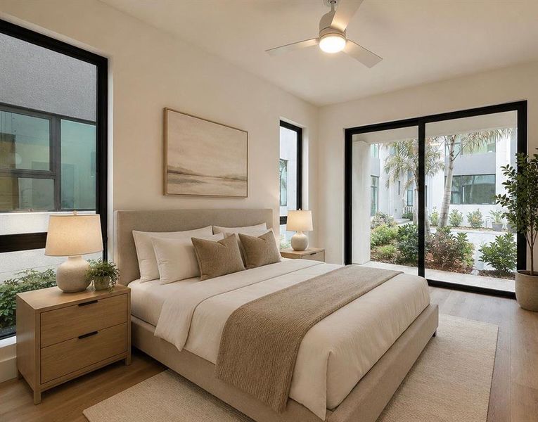 Furnished interior view inside a new home in , St. Petersburg (Image 9).