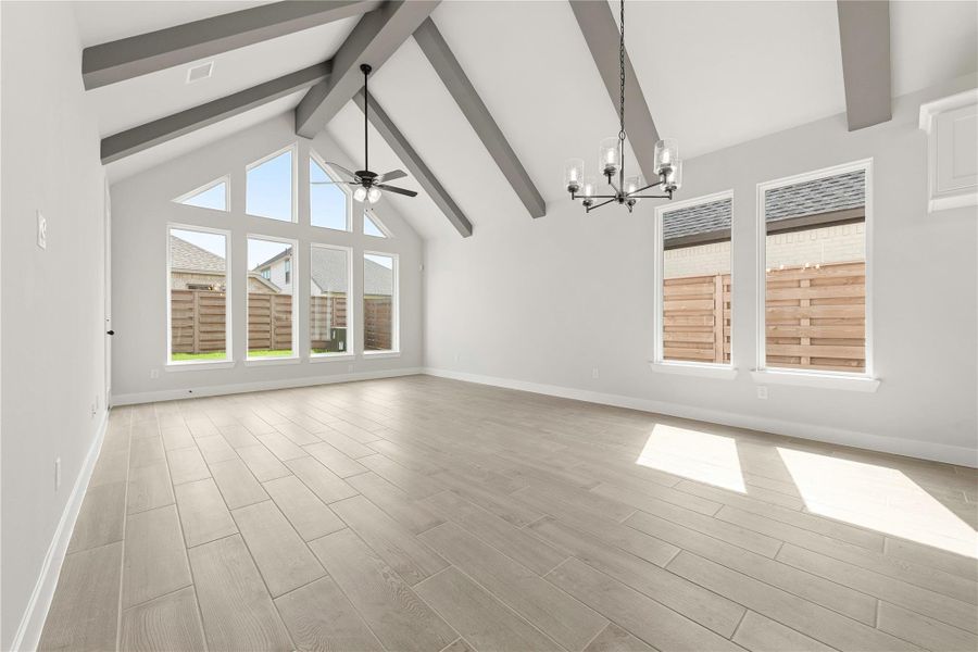 Spacious, unfurnished interior of a new home in Austin Point, Richmond (Image 13). Spacious, unfurnished interior of a new home in Austin Point, Richmond (Image 13).