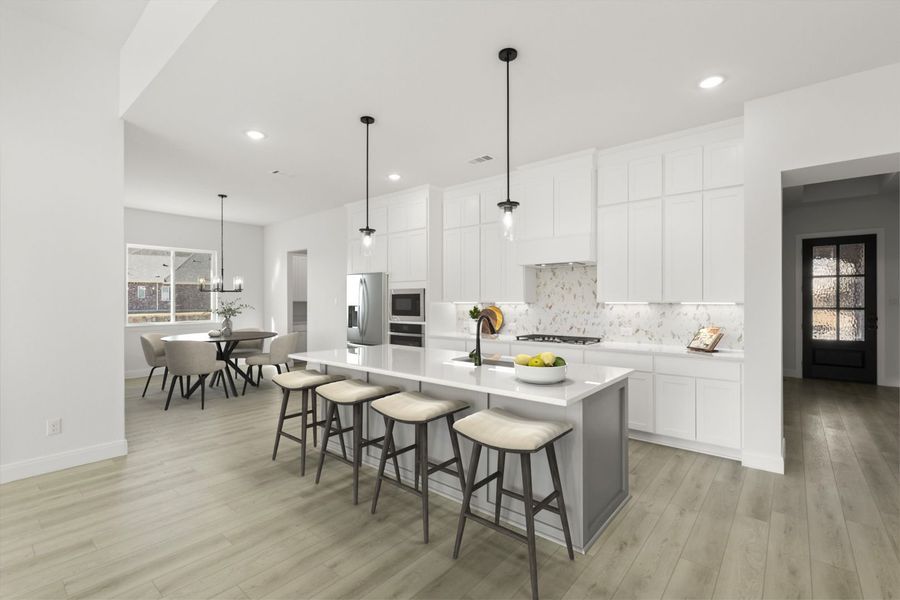 Furnished interior view inside a new home in Devonshire, Forney (Image 7).