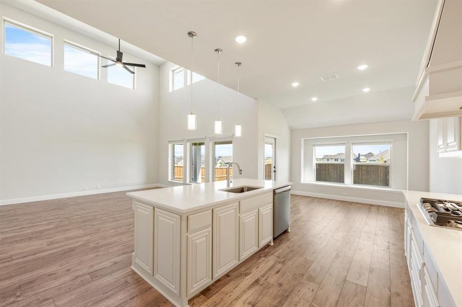 Furnished interior view inside a new home in Wildcat Ridge Phase 3, Godley (Image 8).