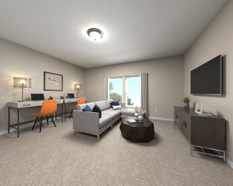 Furnished interior view inside a new home in Ridgehaven - Signature Series, Ormond Beach (Image 7).