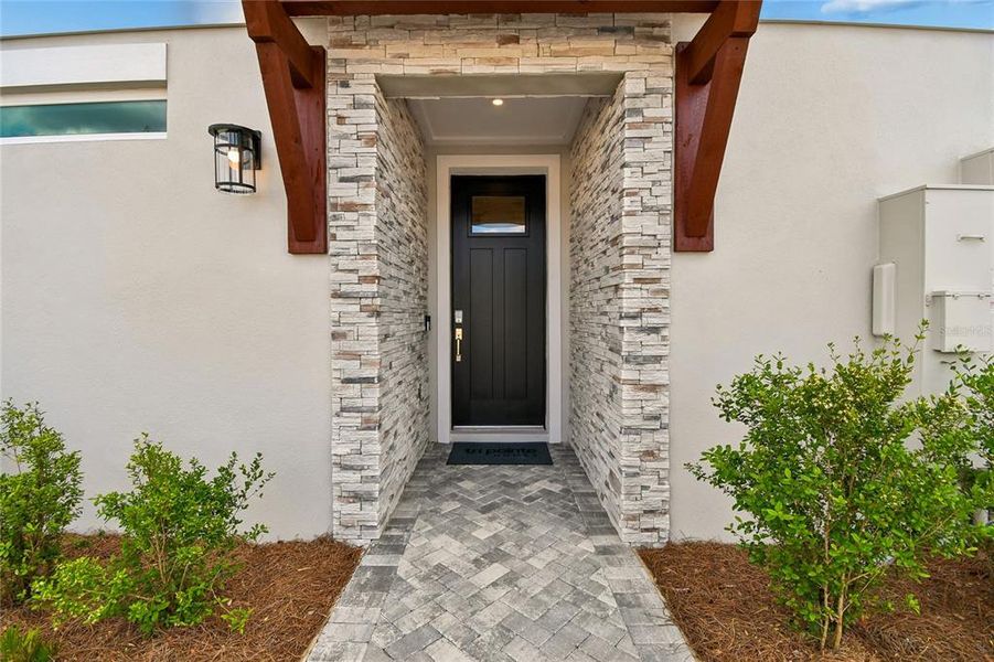 Exterior details and patio area of a home in EvenTide, New Smyrna Beach (Image 1). Exterior details and patio area of a home in EvenTide, New Smyrna Beach (Image 1).