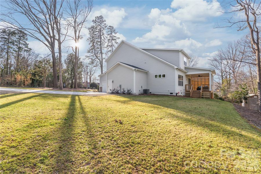 Exterior details and patio area of a home in , Mooresville (Image 28).