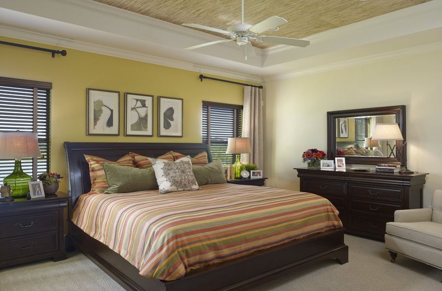 Furnished interior view inside a new home in Boca Royale Golf & Country Club at Wellen Park, Englewood (Image 8).