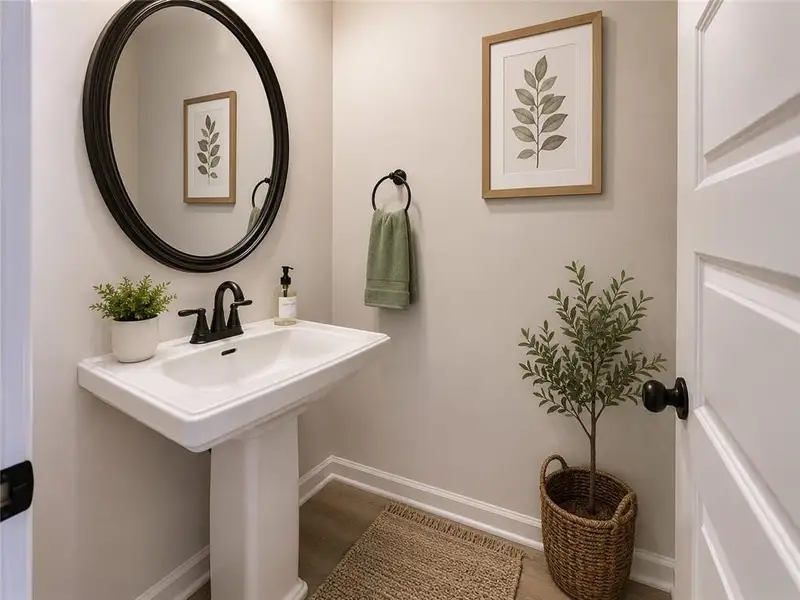 Furnished interior view inside a new home in , Cartersville (Image 8).