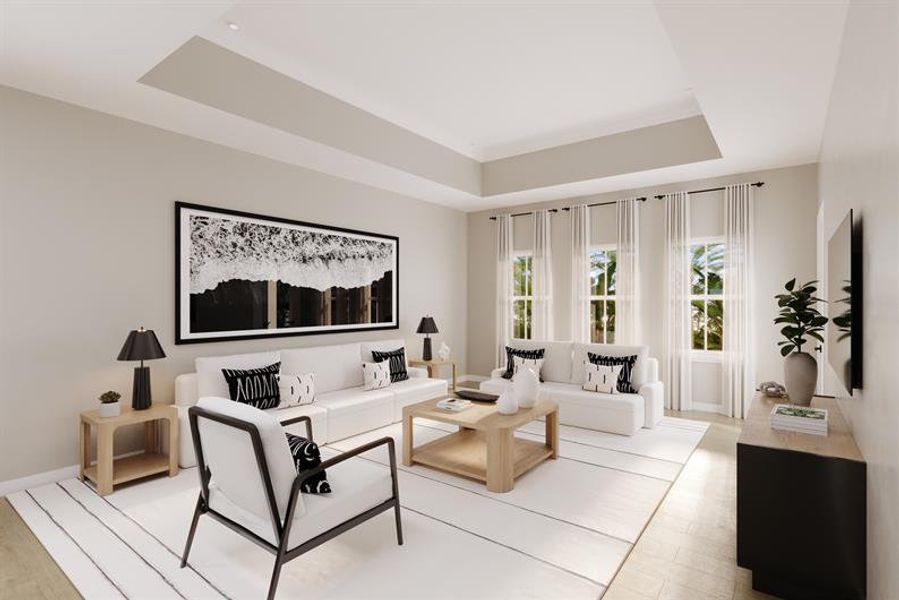 Representative furnished interior of a home built from the Grove by Ryan Homes in Malabar Springs, Palm Bay (Image 4). Representative furnished interior of a home built from the Grove by Ryan Homes in Malabar Springs, Palm Bay (Image 4).