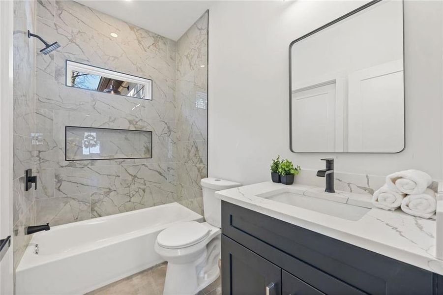 Furnished interior view inside a new home in , Atlanta (Image 25). Furnished interior view inside a new home in , Atlanta (Image 25).