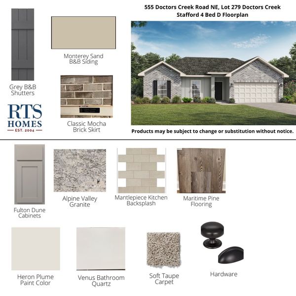 2D floor plan layout of this home in Doctor's Creek, Ludowici, GA (Image 3).