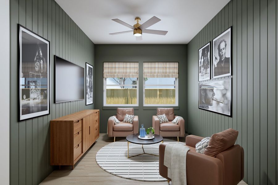 Representative furnished interior of a home built from the The Brackenbury by David Weekley Homes in The Highlands Encore - Harbor Collection, Porter (Image 6).