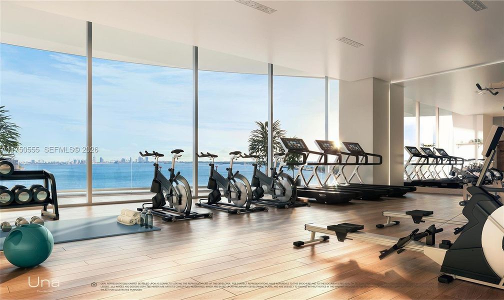 Community amenities in Una Residences, Miami (Image 15).