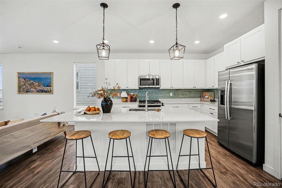 Furnished interior view inside a new home in Red Rocks Ranch, Morrison (Image 10).