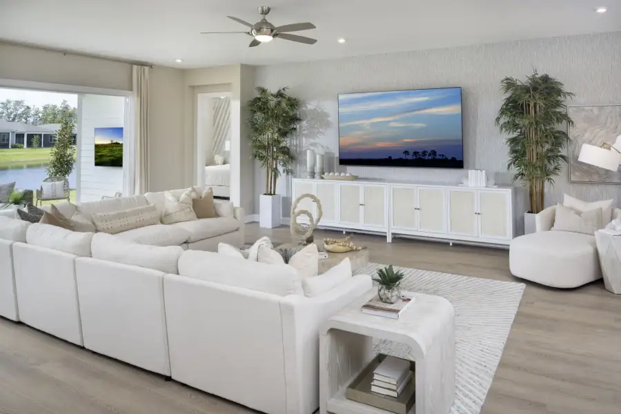 Furnished interior view inside a new home in RiverTown, St. Johns (Image 7). Furnished interior view inside a new home in RiverTown, St. Johns (Image 7).