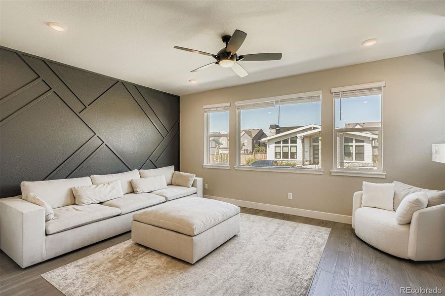 Furnished interior view inside a new home in , Denver (Image 30).