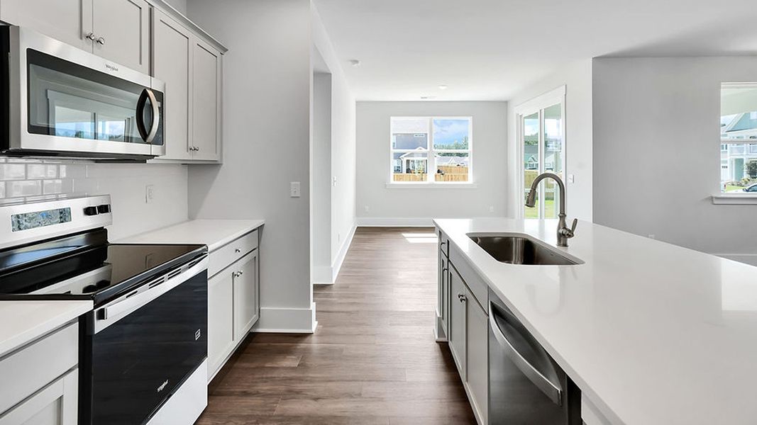 Furnished interior view inside a new home in The Haven at Indigo Preserve, Leland (Image 7).